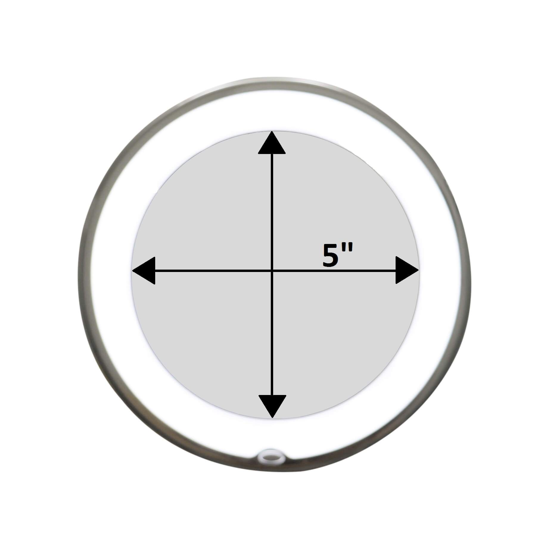 Lunara | Elegant LED Magnifying Makeup Vanity Mirror with Flexible Gooseneck 5