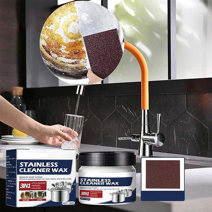 LustreClean | Eco-Friendly Powerful Stainless Steel Cleaning Paste 0