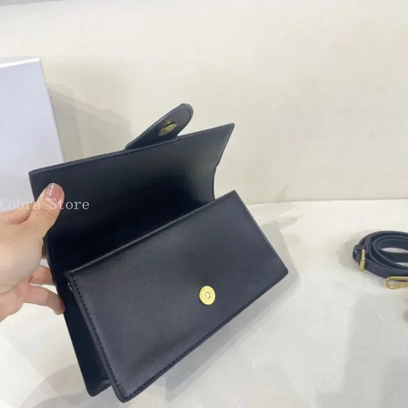 LuxeAura | Elegant Black Leather Crossbody Bag for Women 6