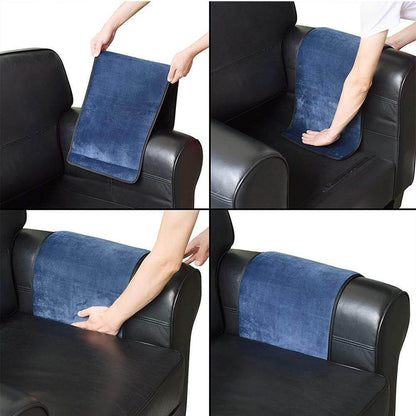 LuxorLeather | Stylish Durable PU Leather Armrest Organizer with 5 Pockets 1