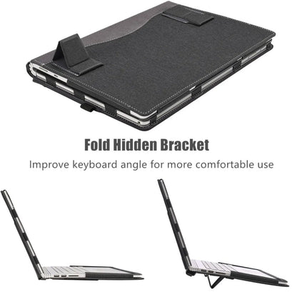 LuxuraShield | Stylish Durable Leather Laptop Sleeve for 13.3 Inch Devices 3