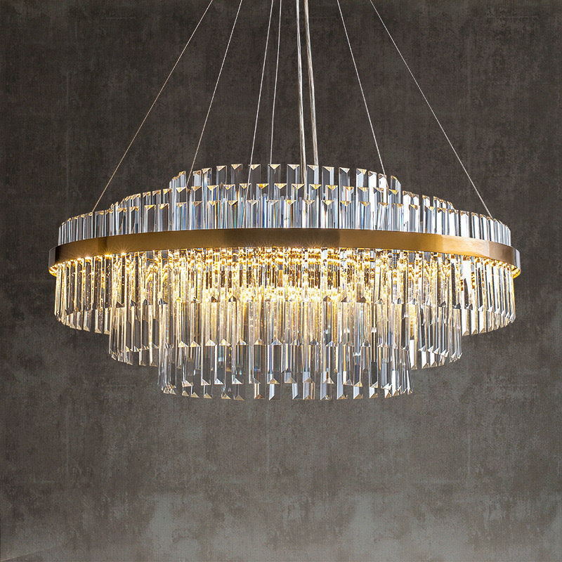 Luxurious crystal chandelier 0