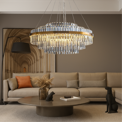 Luxurious crystal chandelier 4