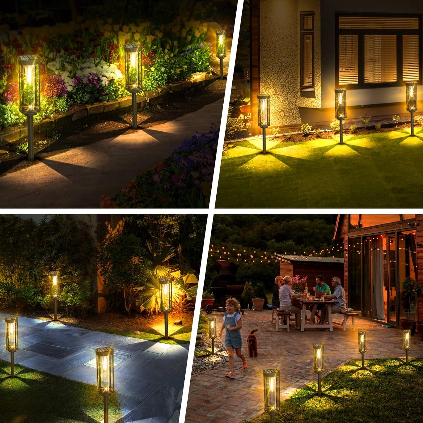 Eco-Friendly Outdoor Solar Lanterns - Stylish LED Hanging Solar Lights for Garden-6