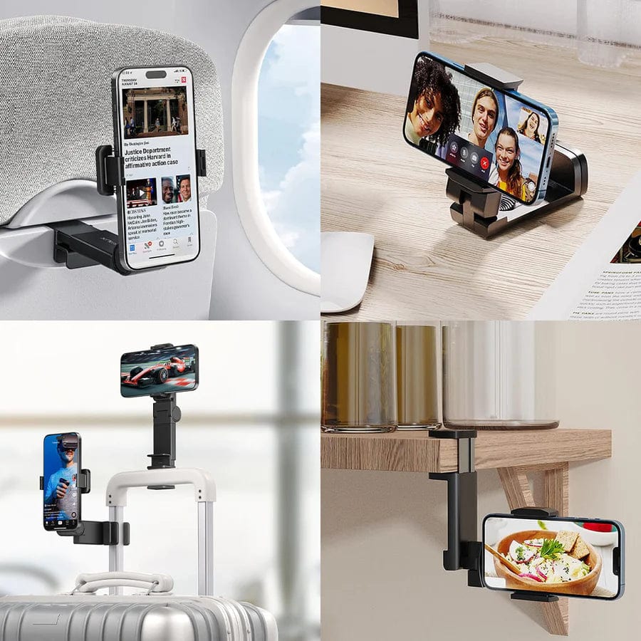 Comfortable Phone Holder for Hands-Free Viewing - Portable Phone Stand Compatible with All Phone Sizes-3