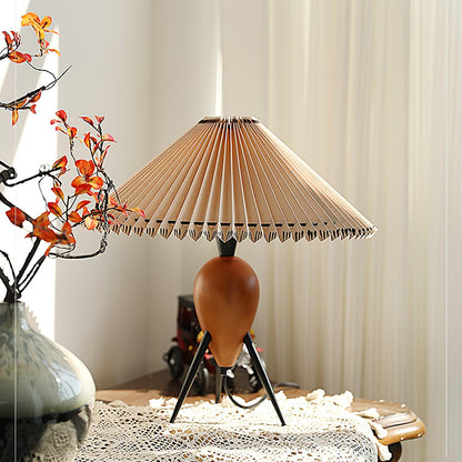 EcoBeam – Modern Tripod LED Lamp with Fabric Shade