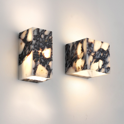 Marble cube wall lamp 7