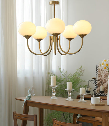 FluffyGleam – Marshmallow Chandelier Design