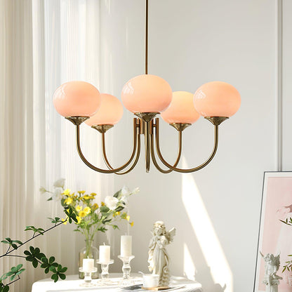 FluffyGleam – Marshmallow Chandelier Design