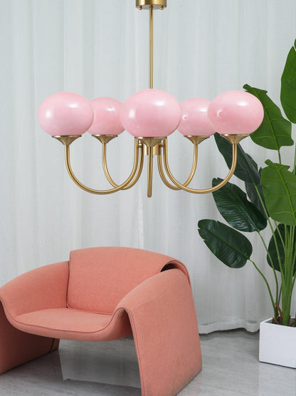FluffyGleam – Marshmallow Chandelier Design