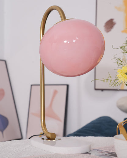 FluffyGlow - Sjov Bordlampe med Søde Skumfidus Vibes