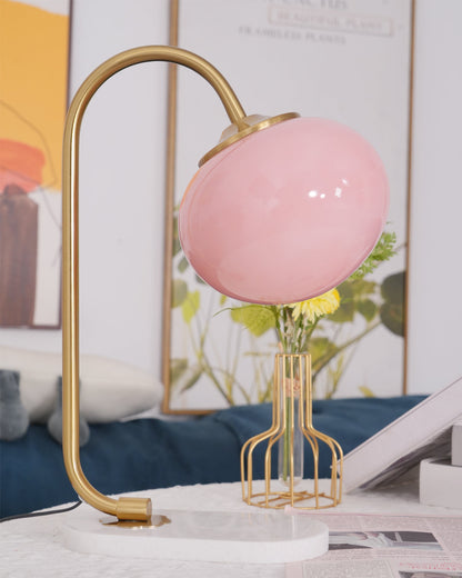 FluffyGlow - Sjov Bordlampe med Søde Skumfidus Vibes