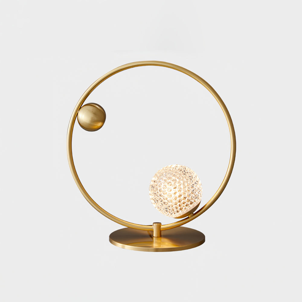 GlobeLume – Stylish Table Lamp with Circular Glass Diffusers