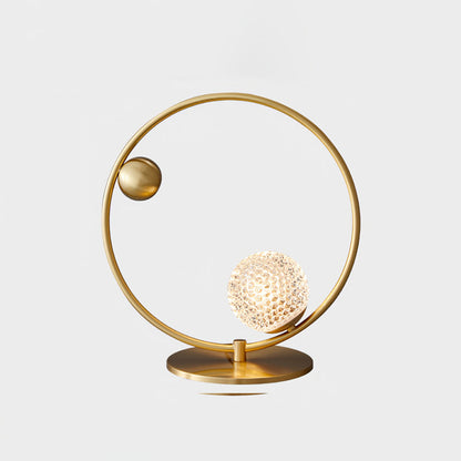 GlobeLume – Stylish Table Lamp with Circular Glass Diffusers