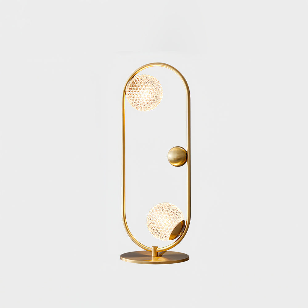 GlobeLume – Stylish Table Lamp with Circular Glass Diffusers
