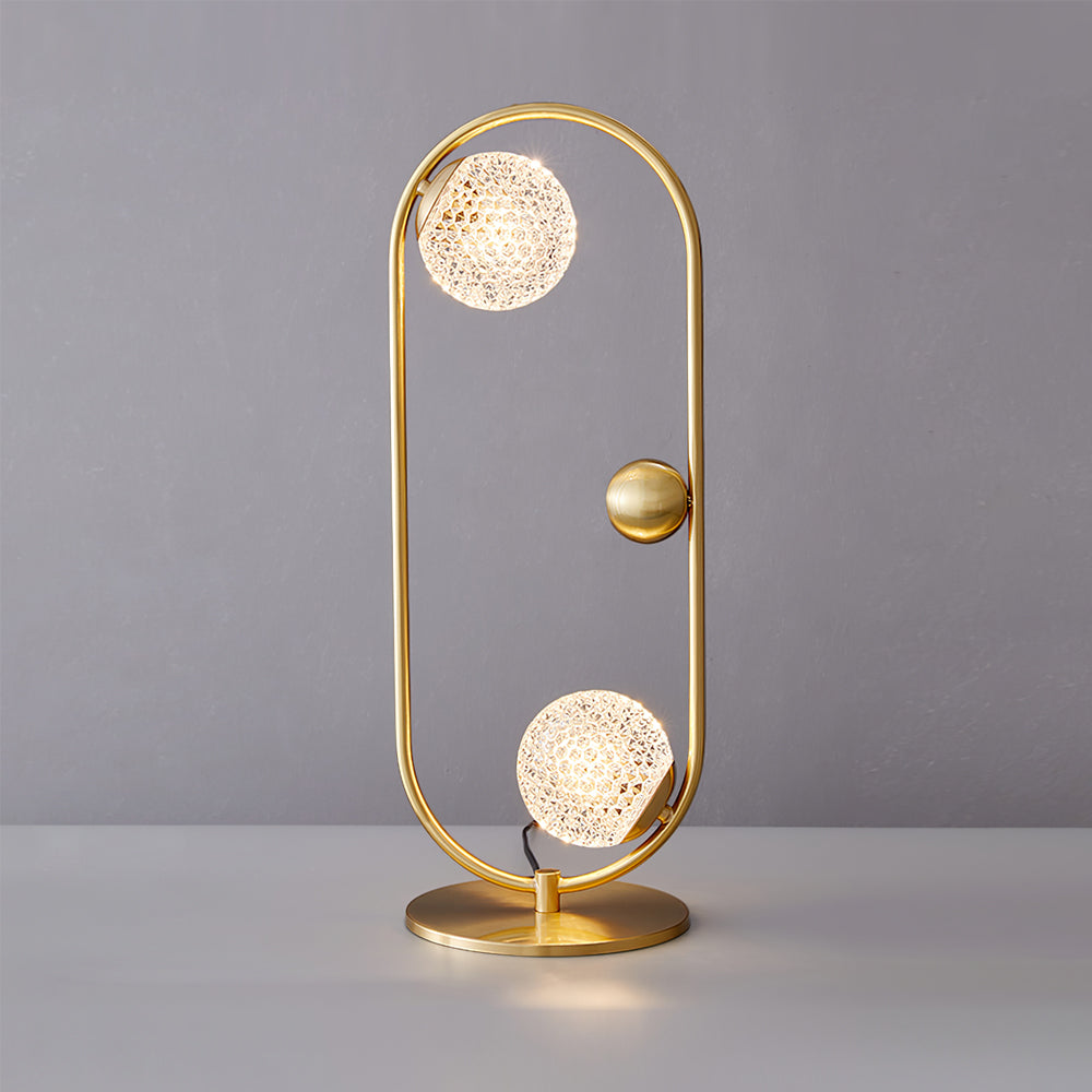 GlobeLume – Stylish Table Lamp with Circular Glass Diffusers