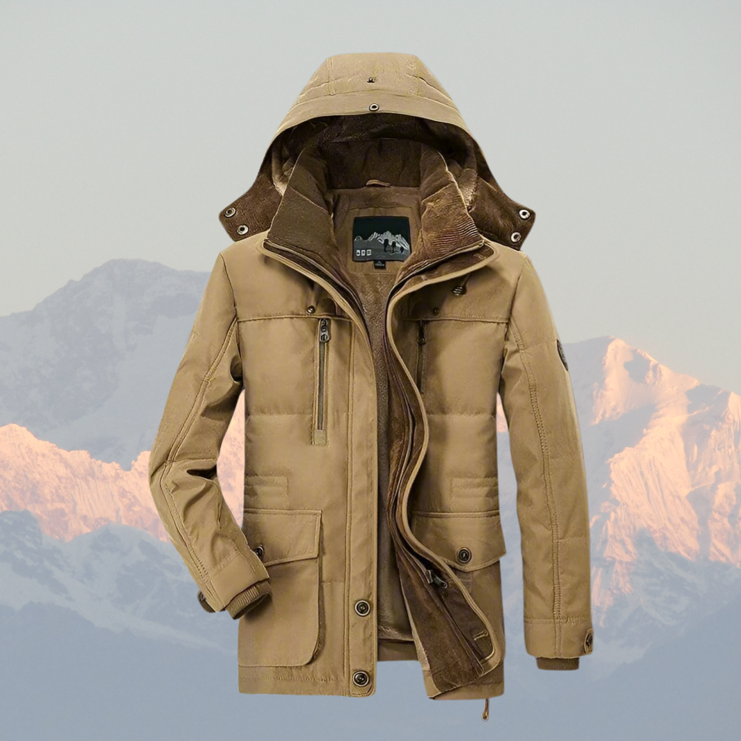 Men's Parka Jacket with Faux Fur Lining – Waterproof Winter Jacket for Cold Weather Protection 3