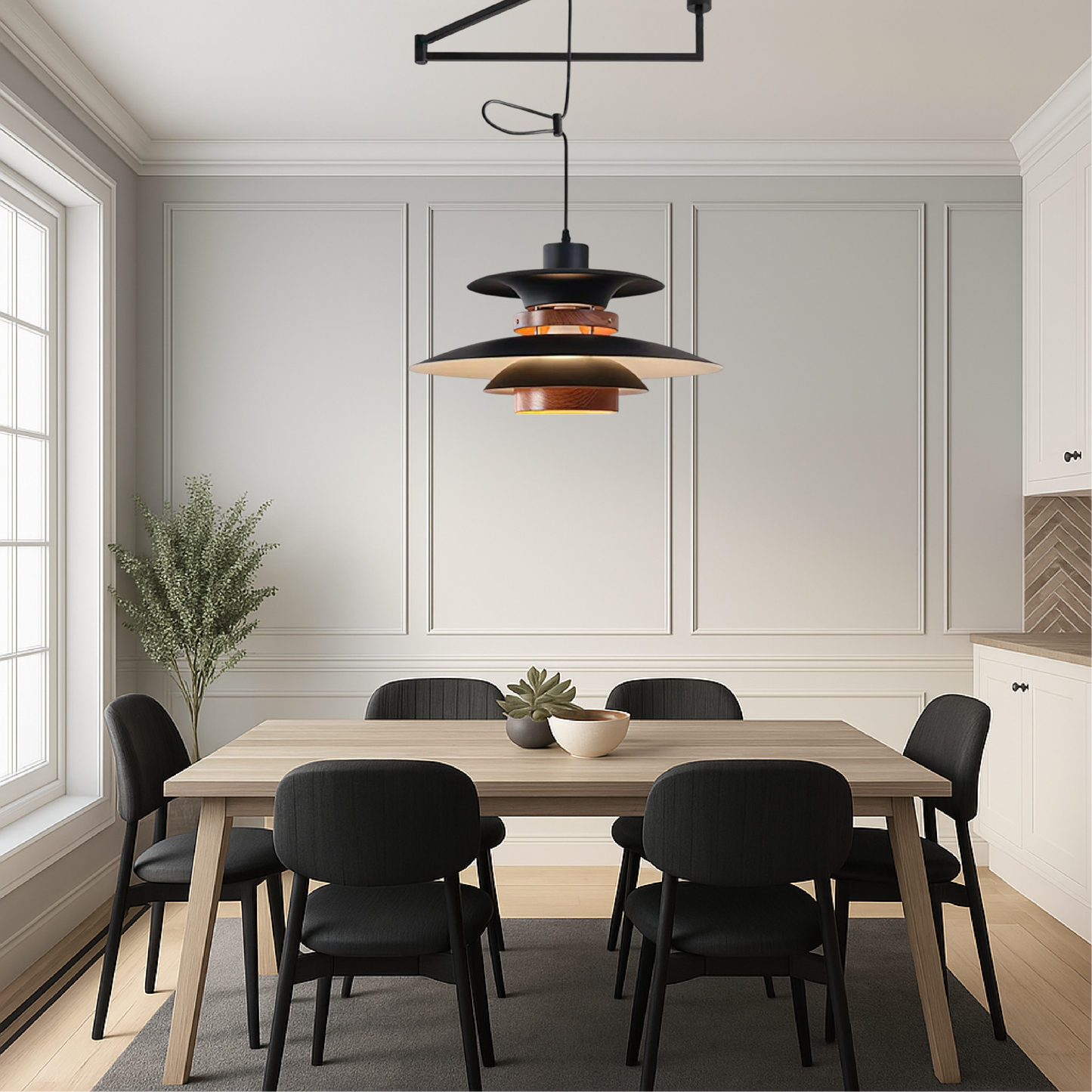 Merado Swing Arm Pendant Lamp 2