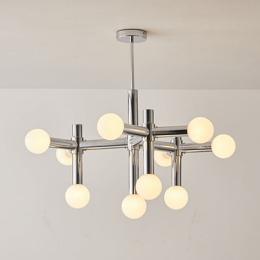 Metal Bauhaus chandelier 0