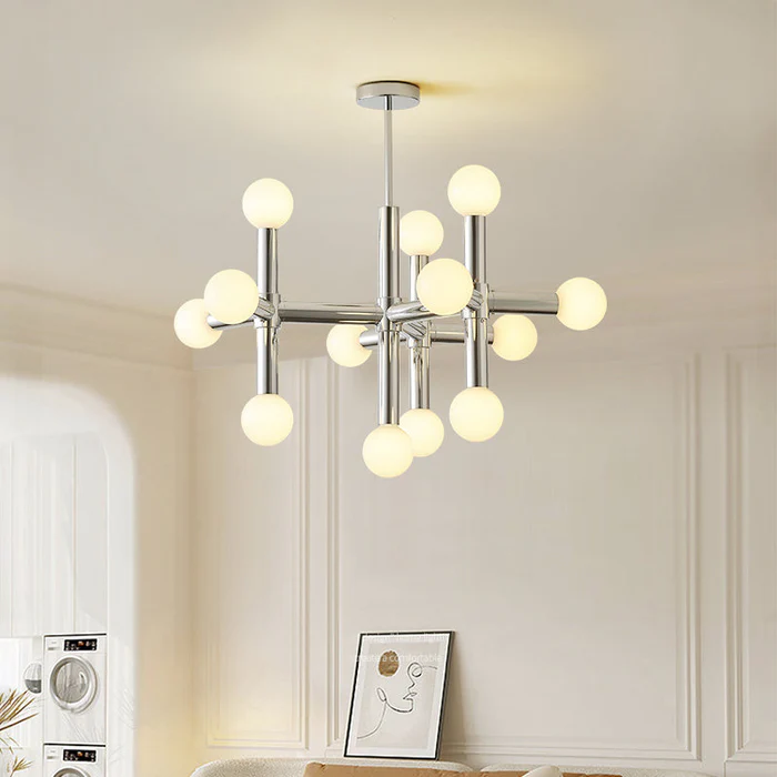 Metal Bauhaus chandelier 3