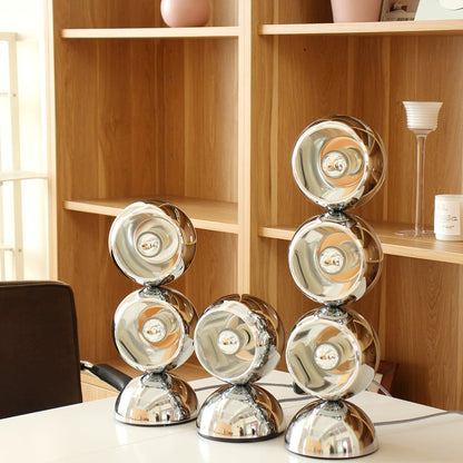 LuxeCharm - Lampada da Tavolo in Stile Mickey e Diffusione della Luce Accogliente