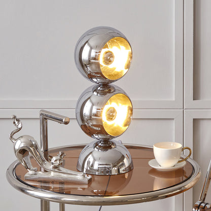 LuxeCharm - Lampada da Tavolo in Stile Mickey e Diffusione della Luce Accogliente