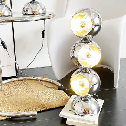 LuxeCharm - Lampada da Tavolo in Stile Mickey e Diffusione della Luce Accogliente