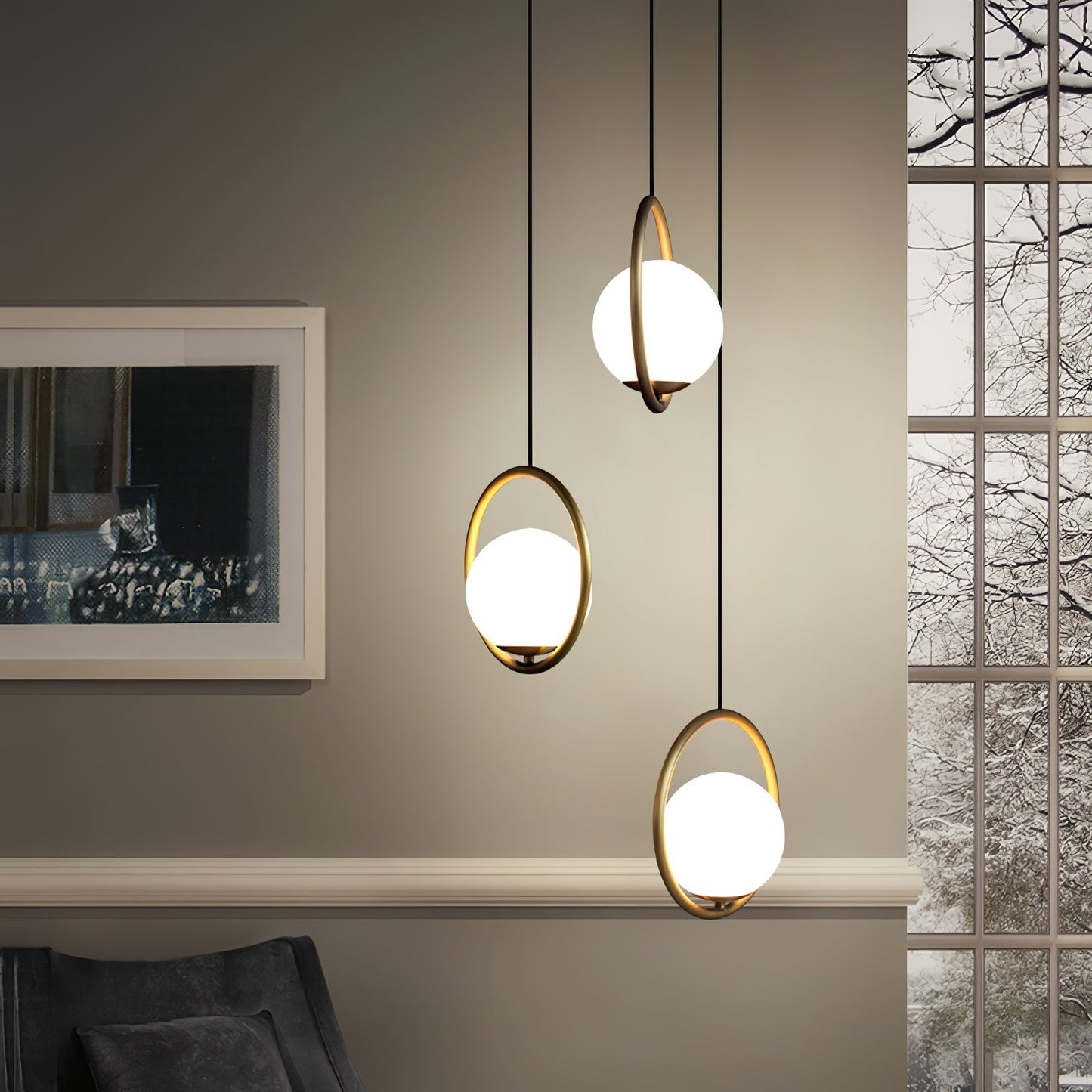MilaAura - Chic and Contemporary Ceiling Light