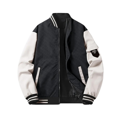 Milan | Men's autumn bomber jacket with two-tone design 6
