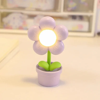 BloomAura – Elegant Petite Flower Table Lamp for Soft Lighting