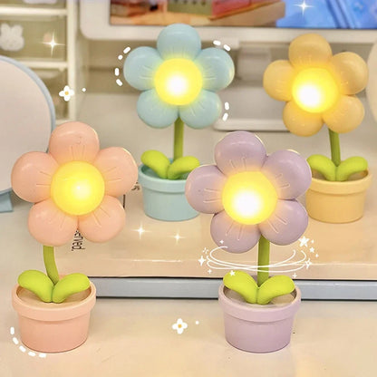 BloomAura – Elegant Petite Flower Table Lamp for Soft Lighting