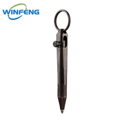 Mini Brass Tactical Pen Keychain – Durable Self-Defense Tool with Smooth Writing for Everyday Use 10