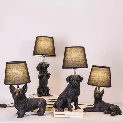 PuppyGlow - Lampe de bureau d'inspiration Art déco