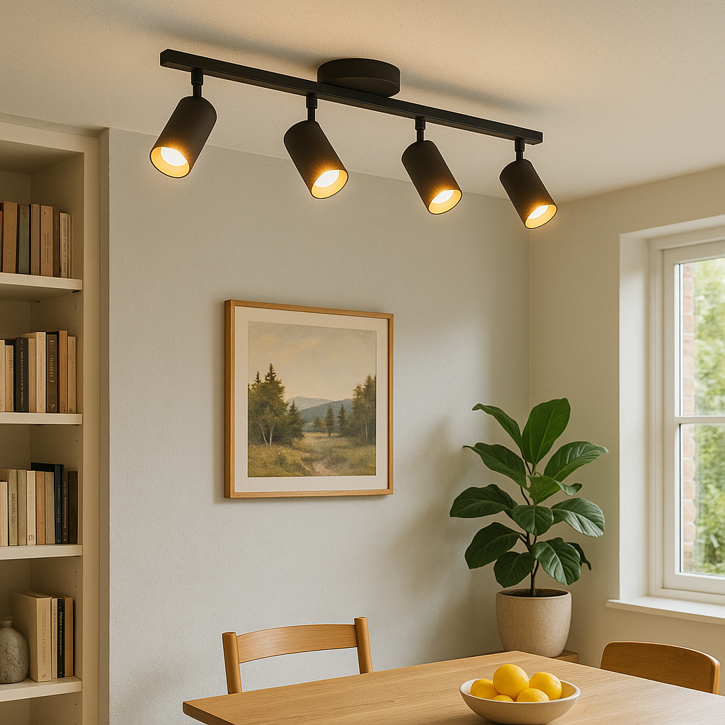 Modern 4-head ceiling lamp 0