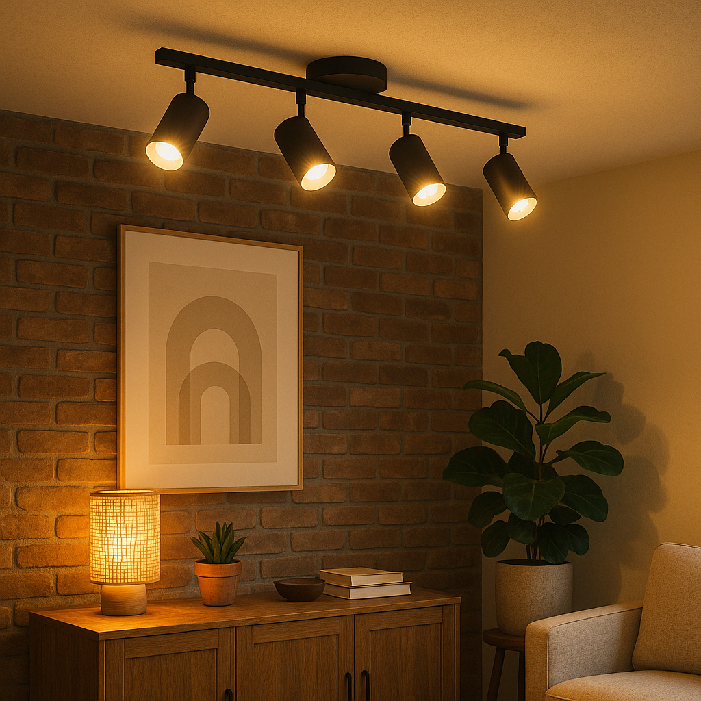 Modern 4-head ceiling lamp 4