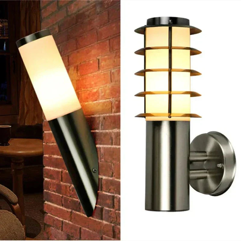 Astraglow - Weather-Resistant Stainless Steel Outdoor Wall Lights with LED-3