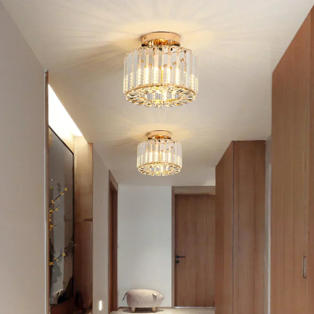 GlimmerLux – Dazzling Ceiling Light with Sparkling Crystals