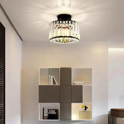 LuxeRadiance – Crystal Ceiling Light