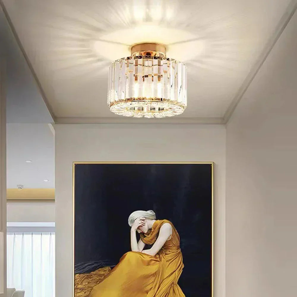 GlimmerLux – Dazzling Ceiling Light with Sparkling Crystals