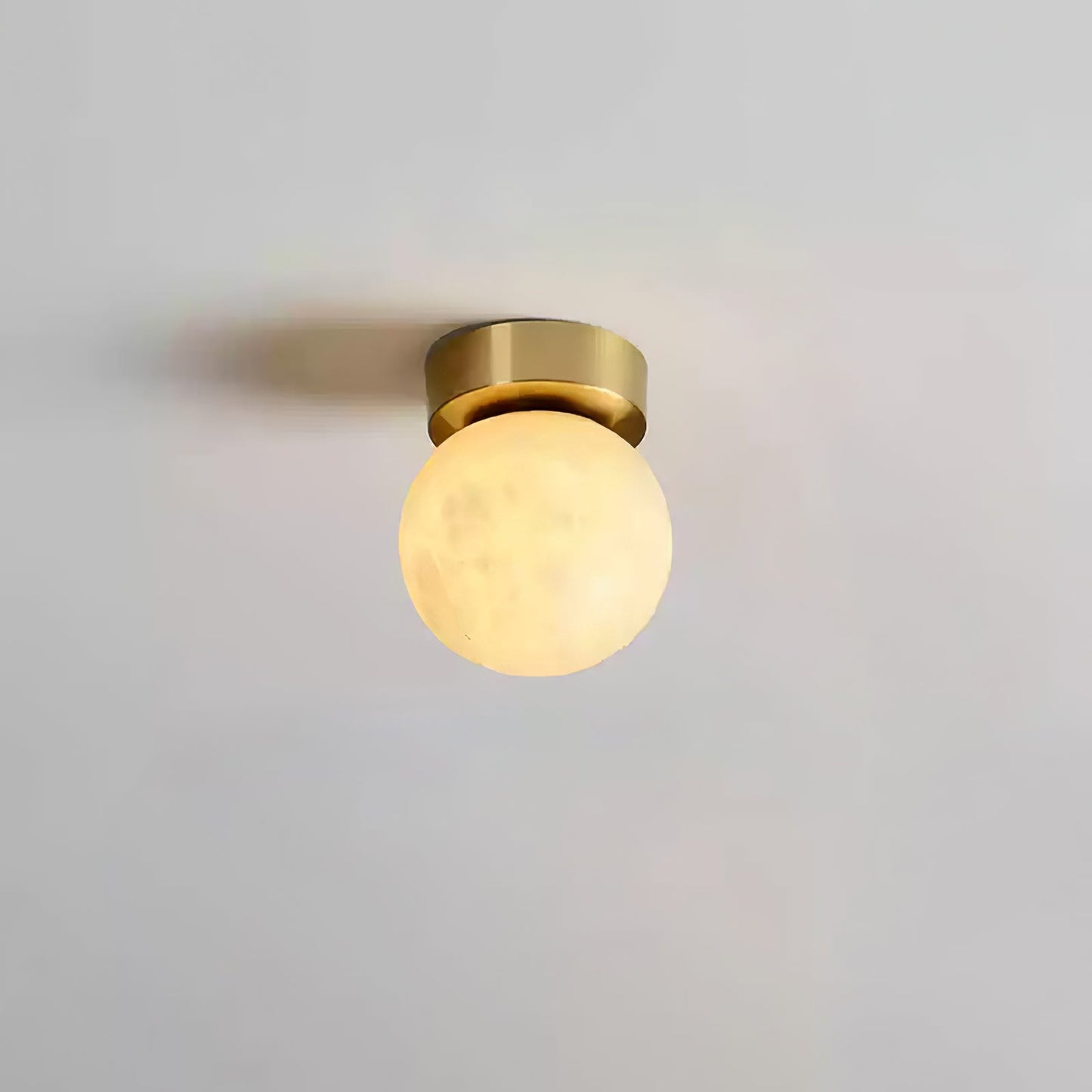 MoonAura – Lampada a sospensione da soffitto in alabastro