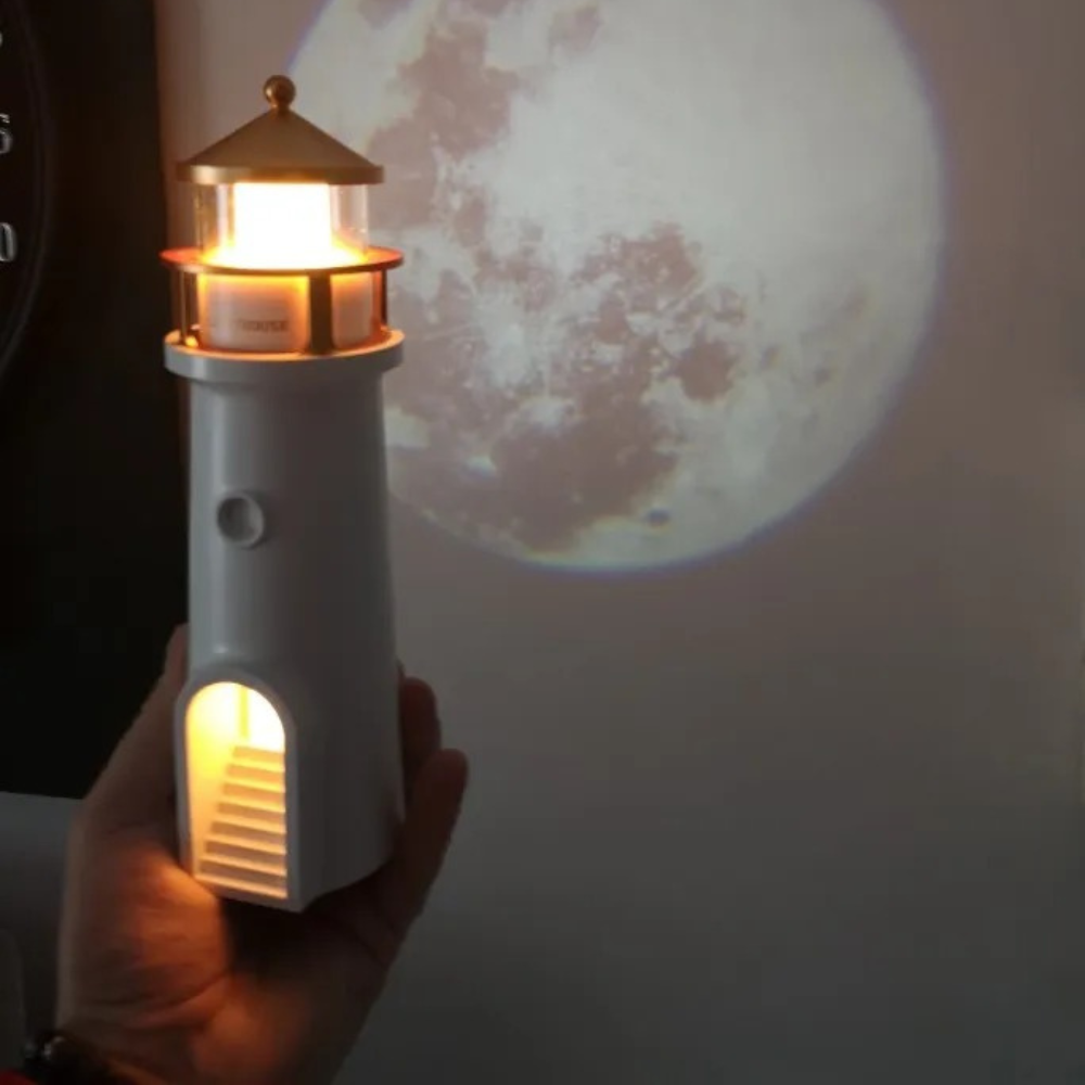 Moon Lamp Night Light Lighthouse Design Bedroom Decor 5
