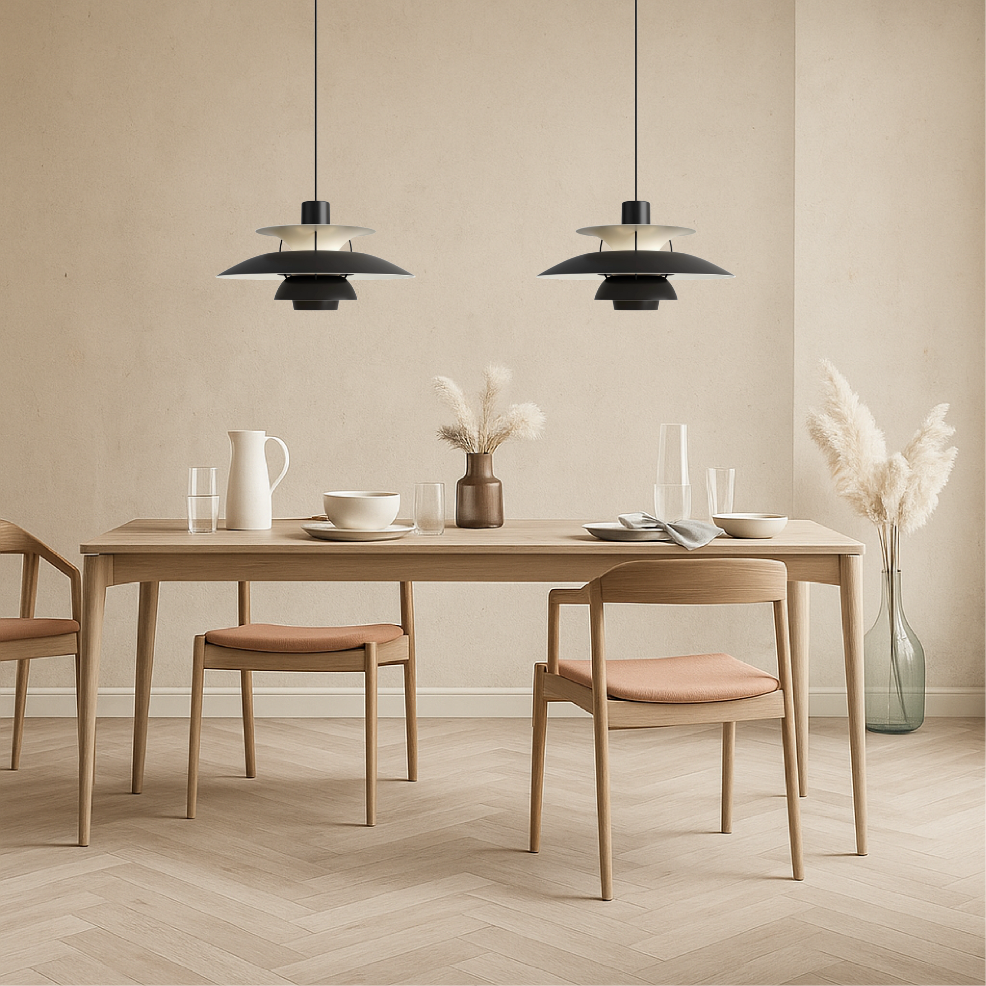 Multi-layered Danish pendant lamp 2