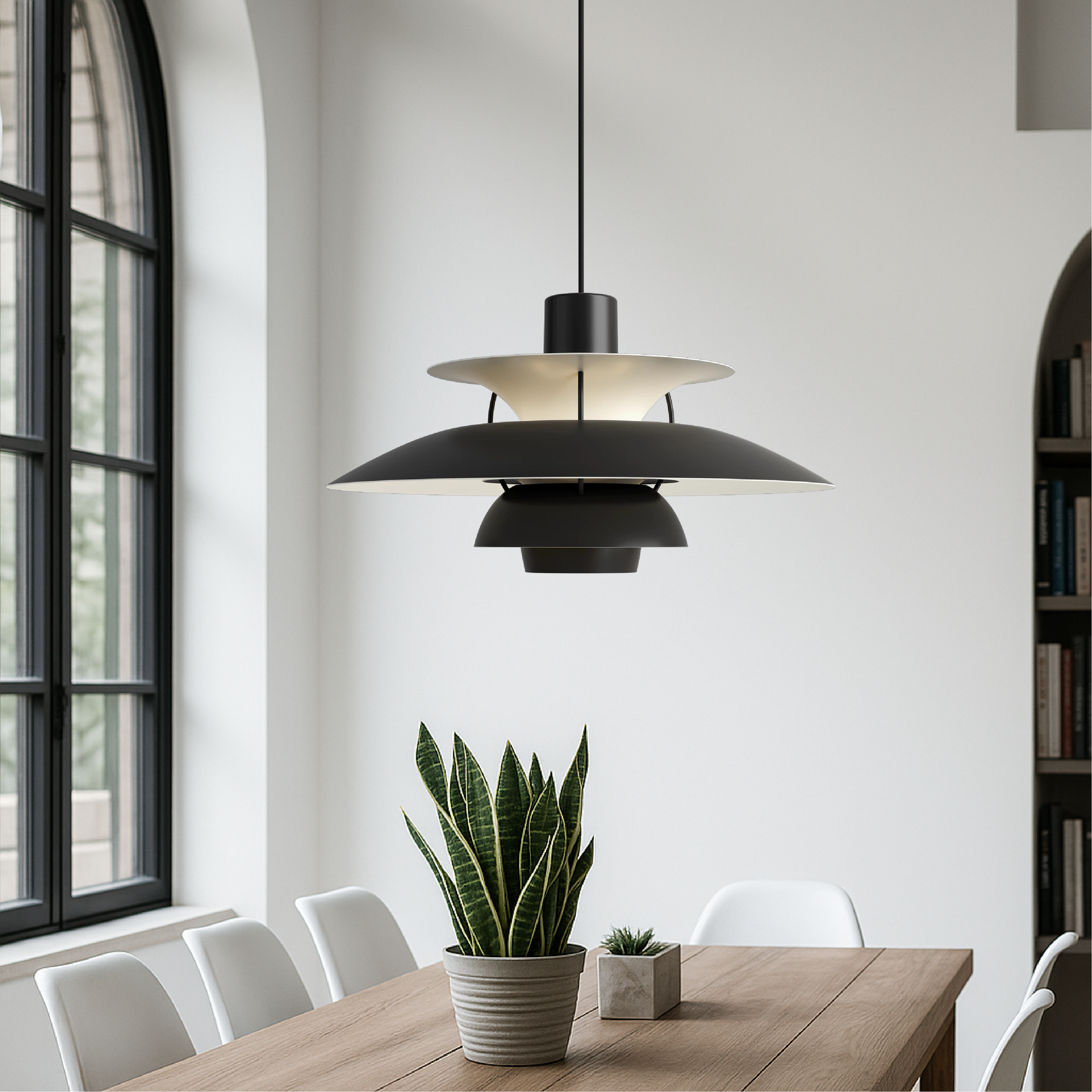 Multi-layered Danish pendant lamp 3