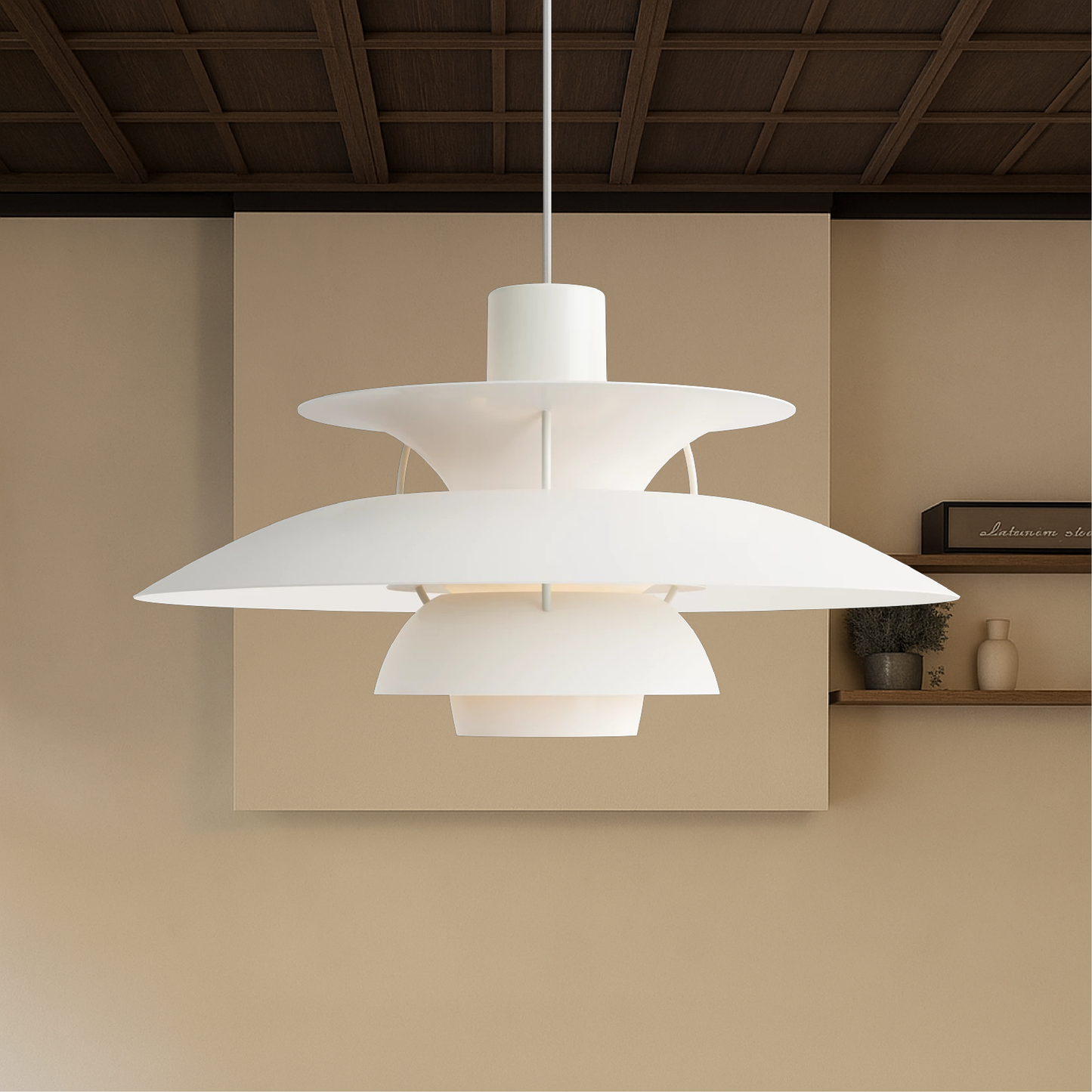 Multi-layered Danish pendant lamp 8