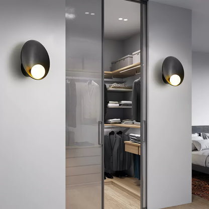 LuxeSphere – Round Nordic Wall Lamp for Contemporary Ambience