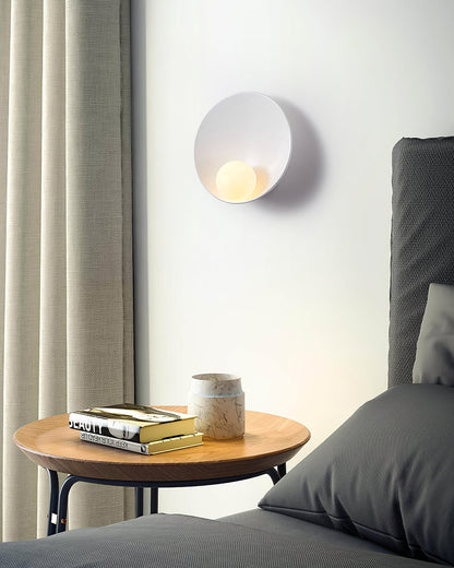 LuxeSphere – Round Nordic Wall Lamp for Contemporary Ambience