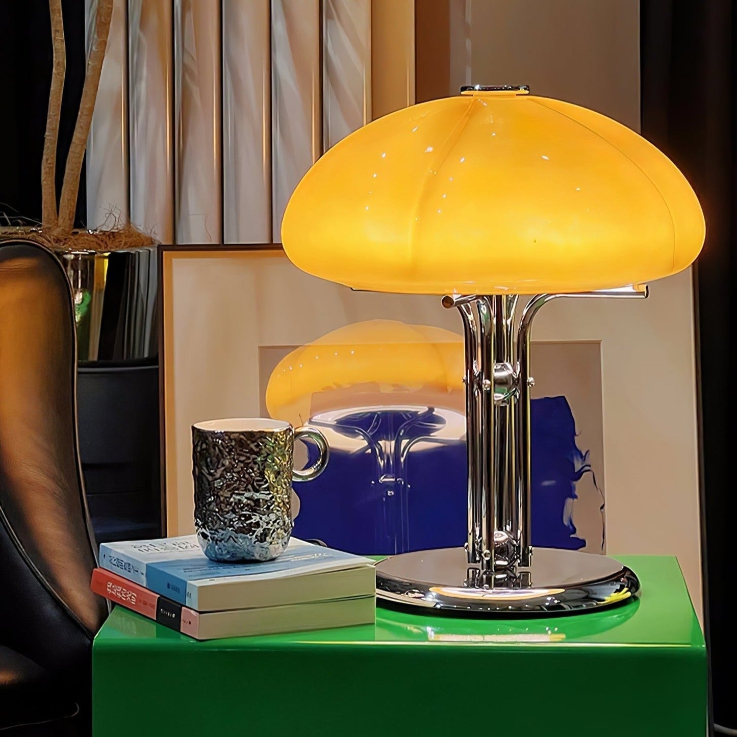 GlowMushroom - Lámpara de Mesa Inspirada en Bauhaus