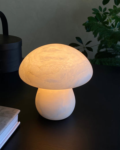 LuminousMushroom - Lampe Alabastre Élégante