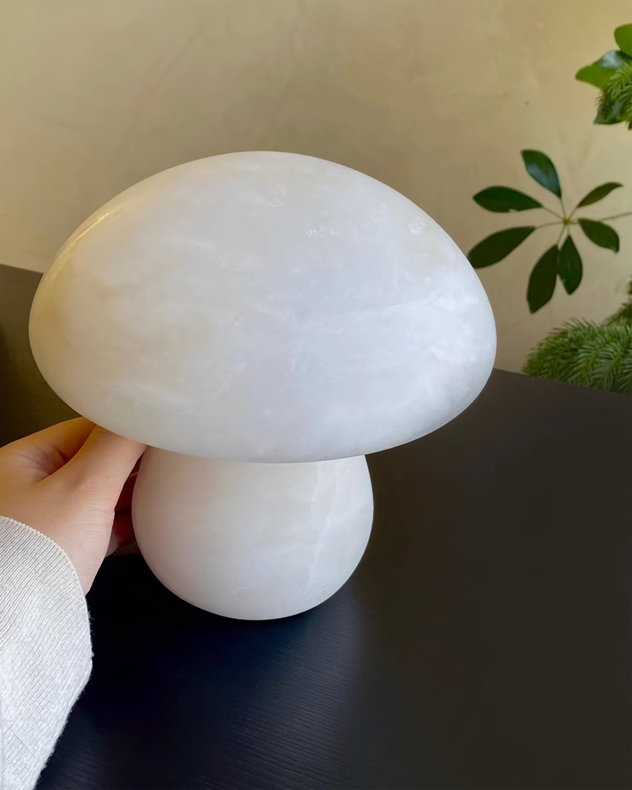 LuminousMushroom - Lampe Alabastre Élégante