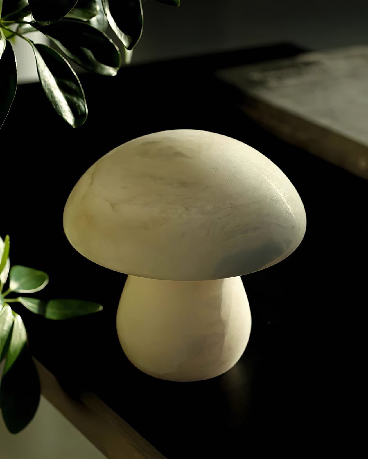 LuminousMushroom - Lampe Alabastre Élégante